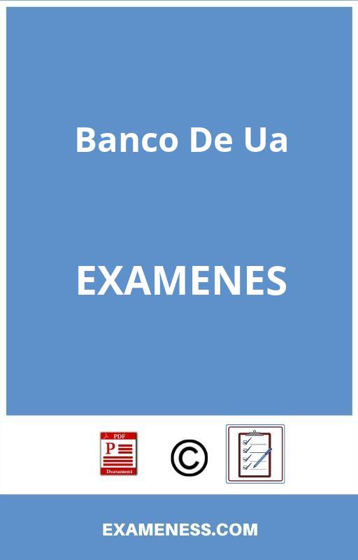 Banco De Examenes Ua