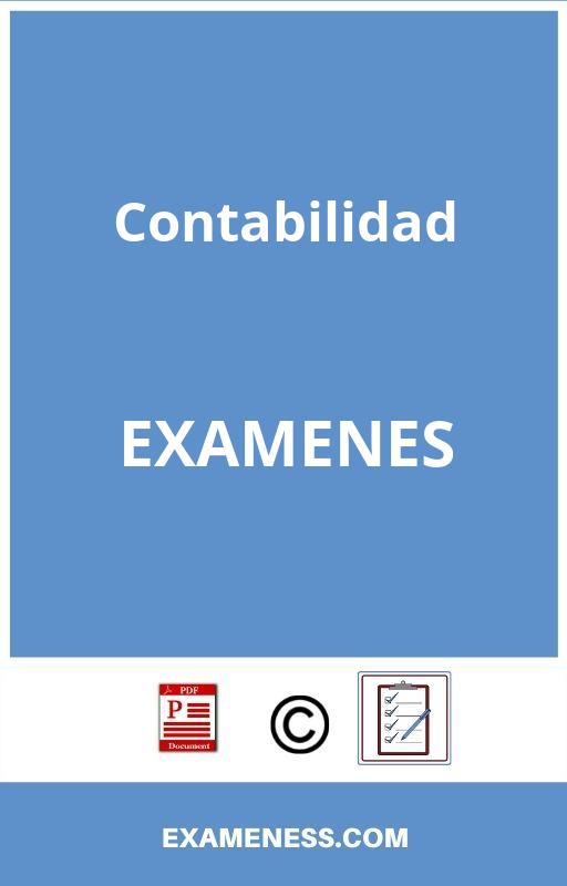 Examen Contabilidad