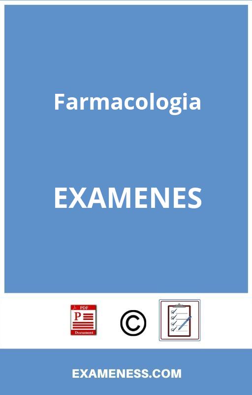 Examen De Farmacologia