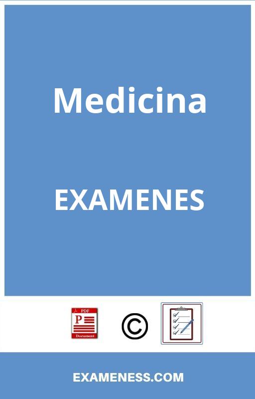 Examen De Medicina