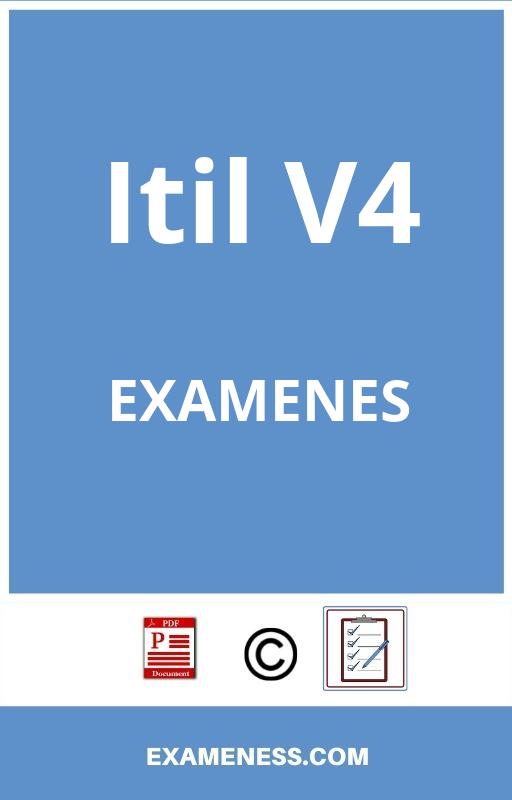 Examen Itil V4