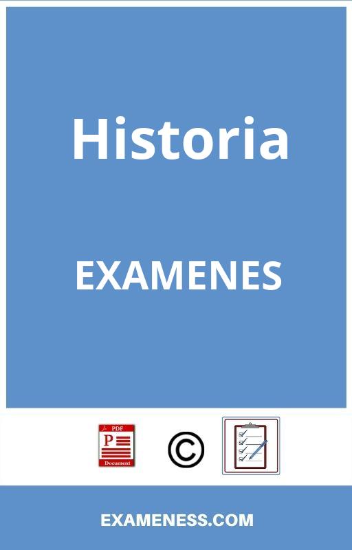 Examenes De Historia