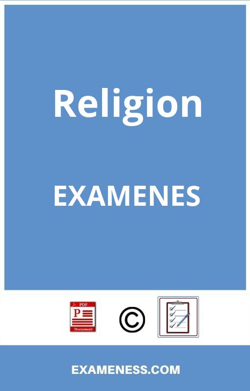 Examenes De Religion