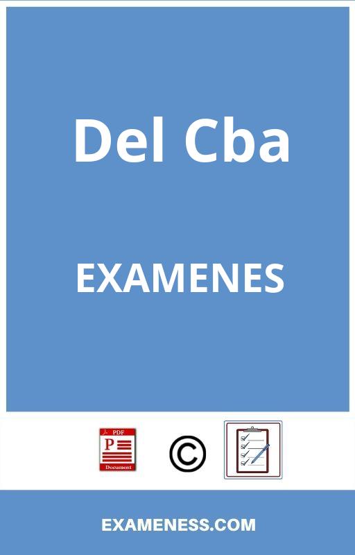Examenes Del Cba