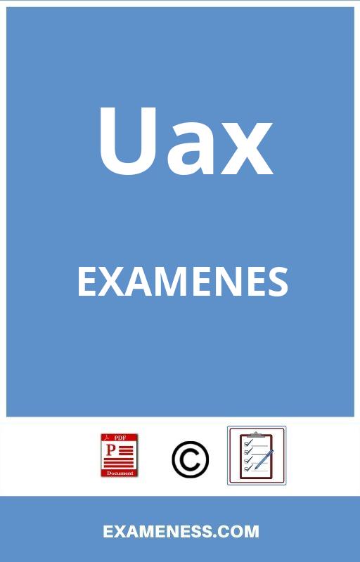 Examenes Uax