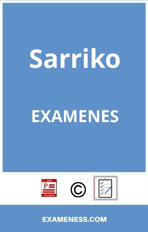 Sarriko Examenes